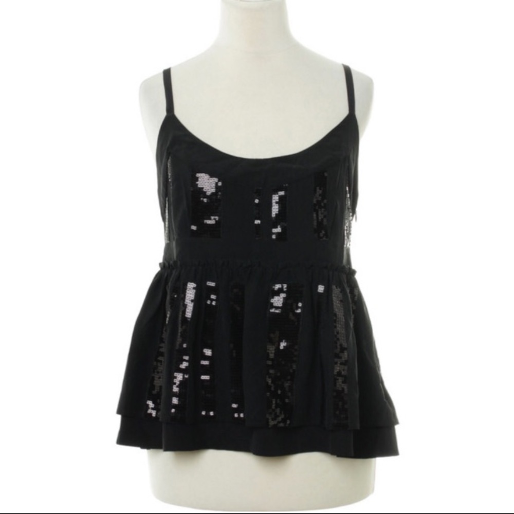 🖤 NWOT Filippa K black sequin top🖤